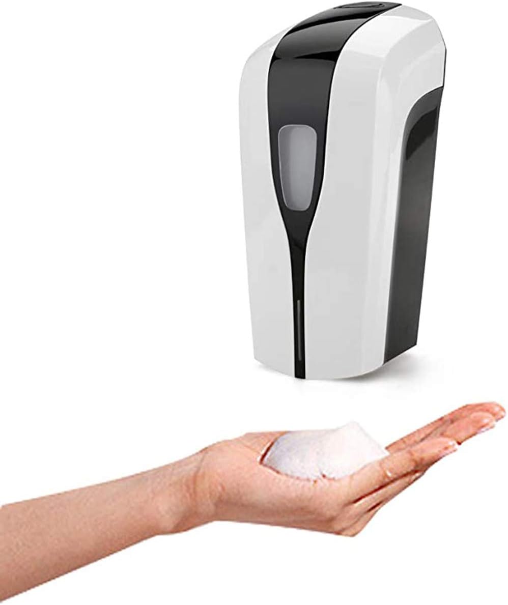 Touchless Automatic Foaming Soap Dispenser Wall Mounted Sensor Pump Dispenser Large Capacity 1000Ml for Bathroom Kitchen