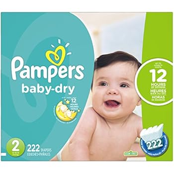 Amazon.com: Pampers Swaddlers Diapers Size 2 (12–18 lb), 186 Count