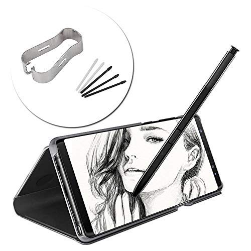 Kafuty Stylus S Pen Tips Pen Refill Tool for Galaxy note8/9, Fixing Frame + 5 Pen Tips, For tablet Tab S3 T820 T825/S4 T830 T835 s(Black)