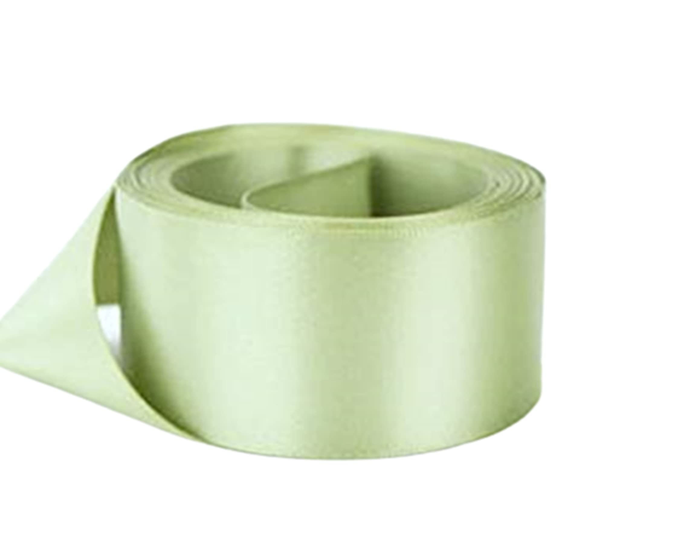 Satin Ribbon Double Sided 38mm x 10 Meters, (Sage Green) Gift Wrap Ribbon, Ribbons for Gift Wrapping, Christmas Ribbon, Gift Wrapping Ribbon for Crafting, Wedding Party Decor