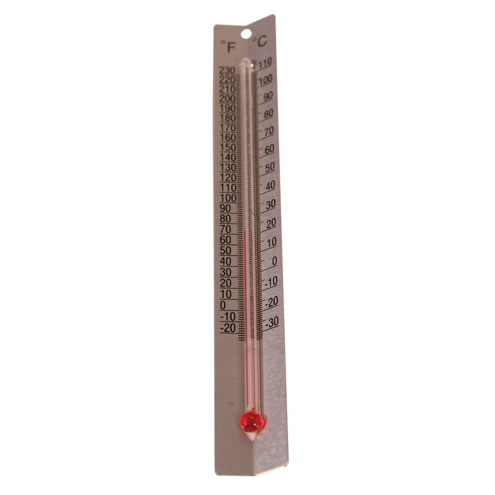hand2mind V-Shaped, Dual-Scale, Mercury-Free Thermometers for Indoor Science Use (Pack of 10)
