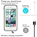 Vapesoon iPhone SE 2020 Waterproof Case, iPhone 7/8 Waterproof case, Waterproof Shockproof Snowproof Clear Case for iPhone SE 2020/7/8-Gray+White/Transparent