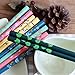 MEKBOK Handmade Japanese Chopsticks Reusable Natural Wooden Chopstick with Box, 5 Pairs Gift Set