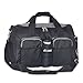 Everest Gym Bag with Wet Pocket, Dark Gray/Black