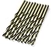 HSS Cobalt Drill Bits 3/16 in.x 3-1/2 in.Jobber Length M35 Twist Drill Steel Metal Iron-10Pcs
