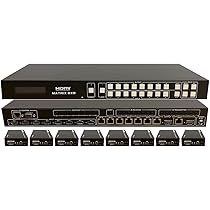 Amazon.com: 8x8 HDbaseT MATRIX HIGH DEFINITION SWITCHER with 8 