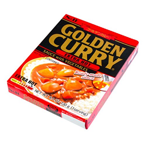 S&B GOLDEN CURRY EXTRA HOT, 8.10 OZ (PACK OF 1)