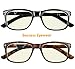 Success Eyewear Computer Glasses Set of 2 Anti Glare Stylish Comfortable Spring Hinge Frames for Men and Women +1.5