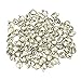 EORTA 500 Pieces Craft Bells Small/Mini Jingle Bells Loose Beads Bell Ornament for Art Festival Christmas Decoration Handmade DIY, 6mm, Silver