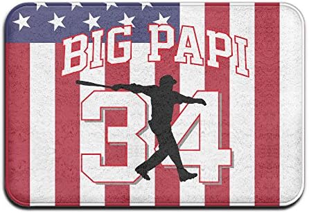 JFD Boston Big Papi Baseball Non-Skid Door Mat 60x40cm