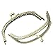 Housweety 3PCs Metal Purse Bag Frame Kiss Clasp Lock Bronze Tone 12.5m x7cm