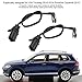 Aramox Brake Sensor, 2Pcs Front Brake Pad Wear Sensor 7P0907637 for VW Touareg 2010-2014 Porsche Cayenne 2010