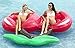 Coconut Float Double Cherry Inner Tube Pool Floats; 100