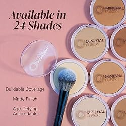 Mineral Fusion Pressed Powder Foundation, Warm 1