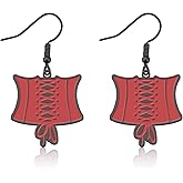 UJIMS Horror Picture Show Fans Inspired Gift Horror Characters Earrings Horror Movie Themed Gifts Horror Movie Lover Jewelry