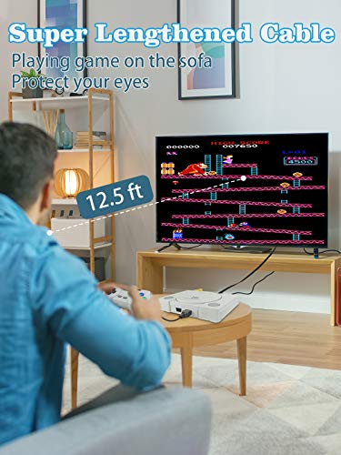 Fadist Retro Game Console, Built in 600 Games, Classic Video Game Console, with 2 Classic Controllers, AV Output Plug… - Image 4