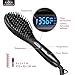 Anjou Hair Straightener Brush with Anion Hair Care Electric Ceramic Heating Straightening Brush
