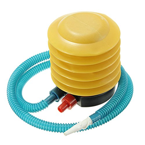 dDanke Portable Plastic Bellows Foot Air Pump with Hose for Sport Balls Air Bed Pool Inflatables Yoga Pilates Rafts Quick Fill