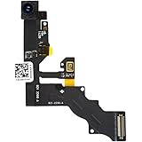 Johncase New OEM Original 1.2MP Front Facing Camera module with Sensor Proximity Light and Microphone Flex Cable for Iphone 6 Plus 5.5 (ALL CARRIERS)
