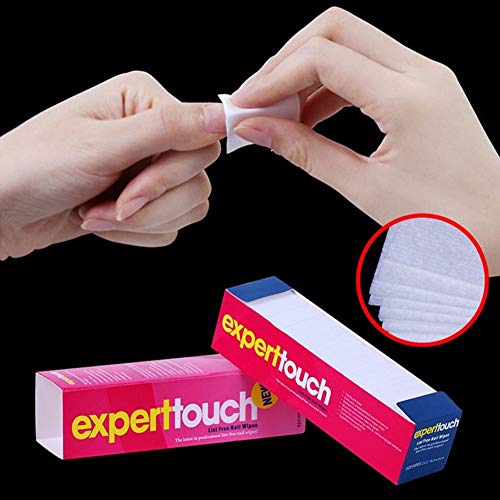 YIMART 325pcs Gel Nail Remover Wraps Lint Free Nail Art Gel Polish Remover Cotton Pad Nail Wipe Nail Polish Remover (A) - Thumbnail 2