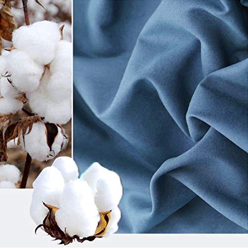 VeMee Sleeping Bag Liner Travel Camping Sheet Lightweight Breathable Cotton Sleeping Sack Ultralight Compact Sleep Sheet Carry Bag for Picnic,Hiking (Light Blue, 82.7inch X 45inch) - Thumbnail 5