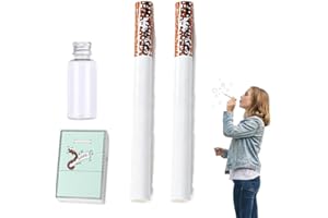 Bubble Toy Cigarette,Bubble Blowing Cigarette Stress Relief Toy,Blow Bubbles Cigarettes Sticks with Liquid, Relaxation Party 