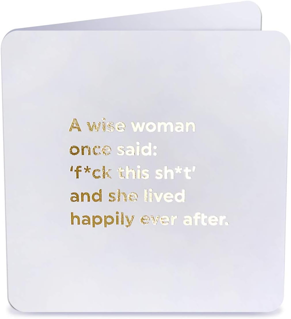 Brainbox Candy - Funny Rude Birthday Card - 'A Wise Woman' - Perfect For Best Friends Her Girlfriend Partner - Image 4