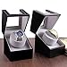 Jolitac Automatic Single Watch Winder for Men in Black Leather, w/Adjustable Watch Pillows, Fit Lady and Man Automatic Watches