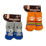 Pawliss Dog Shoes Socks Paw Protecters Small (2 Pairs)