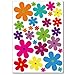 Wandkings wall stickers Colourful Flowers – Design 3 Sticker Set – 62 stickers on 2 US letter sheets (each 8.3 x 11.7 inch)