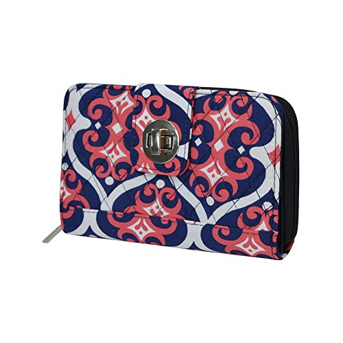 Classy Vine NGIL Quilted Twist Lock Wallet