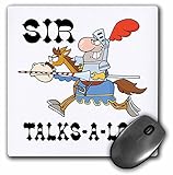 3D Rose"Funny Knight Sir Talks A Lot" Matte Finish