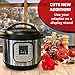 Steam Diverter for Instant Pot Accessories compatible with Instapot Lux, Ultra, Duo, Duo Plus, Smart, Viva, Nova Plus, Duo Nova 3, 5, 6, 8 Qt models and Ninja Foodi | Uncompatible IP MAX | Red Bird