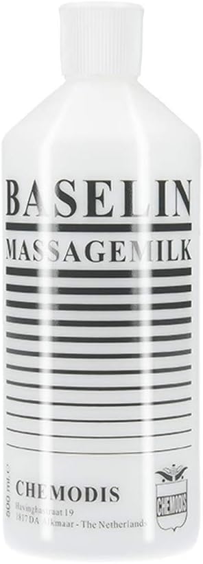 Chemodis Baselin Massage Milk - Rapidly Absorbed & Easily Rinsed Off - Non-Greasy & Hypoallergenic - 500ml by CHEMODIS
