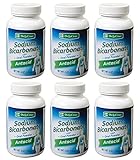 De La Cruz Sodium Bicarbonate Antacid Powder USP Grade/Bottled in USA/4 OZ. (6 Bottles)