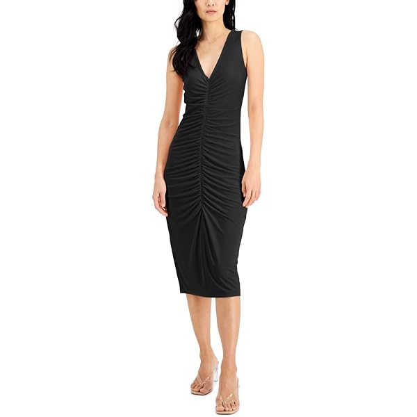 Amazon.com: Ruched Bodycon Dress Burnt Olive XS : Clothing, Shoes & Jewelry