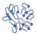 Knitting Crochet Locking Stitch Markers [pack of 15] - 6Patch (Blue)