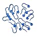 Knitting Crochet Locking Stitch Markers [pack of 15] - 6Patch (Blue)
