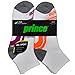 Prince Women's Short Quarter Performance Athletic Socks for Running, Tennis, and Casual Use (Pack of 6) - White, Women's Shoe Size 6-10