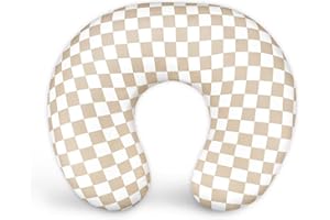 KLWJFK Nursing Pillow and Positioner, Breastfeeding, Bottle Feeding, Baby Sitting Support with Removable Ultra Soft Minky Cover, Tummy Time Support for Baby Boys and Girls (Yollow)