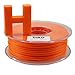 ZIRO Fluorescence PLA Filament 1.75mm, Luminous ONLY by UV Light, Glow Effect 3D Printer Filament PLA,1KG Spool, Dimensional Accuracy +/- 0.03mm, fit Most FDM 3D Printers, Fluo Orange