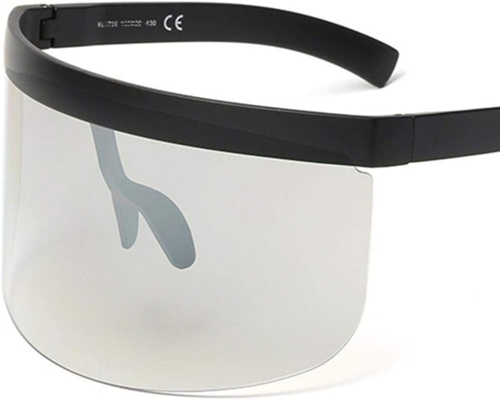Detailorpin Unisex Practical Sun Protection Anti Voyeur Protective Face Shield Sunglasses