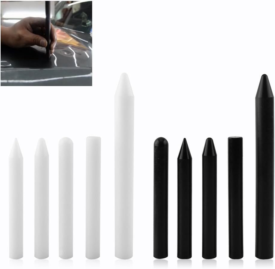 Car Dent Repair Kit, 5pcs PDR Hot Melt Glue Sticks without Paint for Body Dents (White), 5 count (Pack of 1) - Image 5