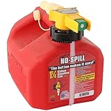 No-Spill 1415 1-1/4-Gallon Poly Gas Can (CARB Compliant)