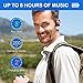 Wireless Bluetooth Headphones New m. 2018 - Best Workout Earbuds - IPX5 - Running Headphones - Sports Headphones - Bluetooth Earbuds w/Mic Noise Cancelling Headphones - Wireless (Premium Black)