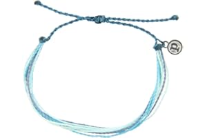 Pura Vida Jewelry Bracelets - 100% Waterproof and Handmade w/Coated Charm, Adjustable Band