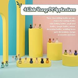 20 Pieces Spell Jars Tiny Bottles with Cork Small