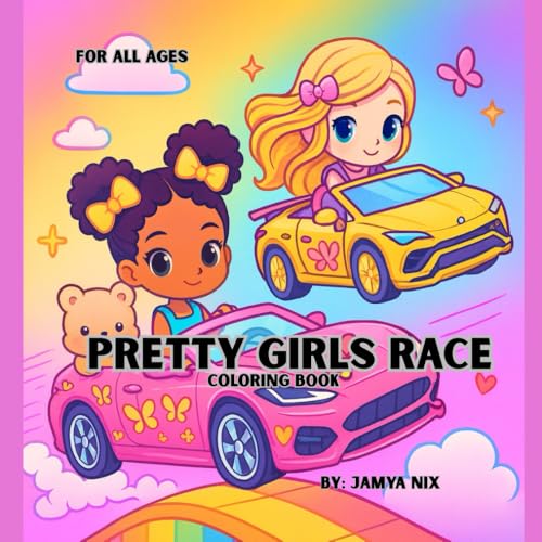 Pretty Girls Race 1: Cute outfits, cute animals, cute hairstyles, luxury cars, racing, burn outs