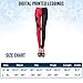 RiverPanda Harley Quinn Print Ankle Length Leggings - Red/Black, Small-Medium