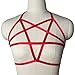 BODY CAGE Women's Harness Bra Strappy Gothic Bralette Black Adjustable